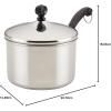 imageFarberware Classic Stainless Steel 2Quart Mirror Satin Covered Saucepan Silver21 Quarts
