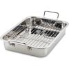 imageFarberware Classic Traditions Stainless Steel RoasterRoasting Pan with Rack 17 Inch x 1225 Inch