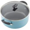 imageFarberware Cookstart DiamondMax Nonstick Frying PanSkillet Dishwasher Safe 12 Inch  AquaAqua