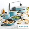 imageFarberware Cookstart DiamondMax Nonstick Frying PanSkillet Dishwasher Safe 12 Inch  AquaAqua