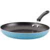 imageFarberware Cookstart DiamondMax Nonstick Frying PanSkillet Dishwasher Safe 12 Inch  AquaAqua