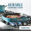 imageFarberware Cookstart DiamondMax Nonstick Frying PanSkillet Dishwasher Safe 12 Inch  AquaAqua