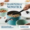 imageFarberware Cookstart DiamondMax Nonstick Frying PanSkillet Dishwasher Safe 12 Inch  AquaAqua