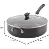 imageFarberware Cookstart DiamondMax Nonstick Frying PanSkillet Dishwasher Safe 12 Inch  AquaBlack