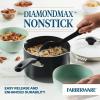 imageFarberware Cookstart DiamondMax Nonstick Frying PanSkillet Dishwasher Safe 12 Inch  AquaBlack