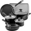 imageFarberware Cookstart DiamondMax Nonstick Frying PanSkillet Dishwasher Safe 12 Inch  AquaBlack