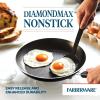 imageFarberware Cookstart DiamondMax Nonstick Frying PanSkillet Dishwasher Safe 12 Inch  AquaBlack