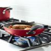 imageFarberware Cookstart DiamondMax Nonstick Frying PanSkillet Dishwasher Safe 12 Inch  AquaRed