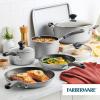 imageFarberware Cookstart DiamondMax Nonstick Frying PanSkillet Dishwasher Safe 12 Inch  AquaSilver