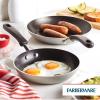 imageFarberware Cookstart DiamondMax Nonstick Frying PanSkillet Dishwasher Safe 12 Inch  AquaSilver