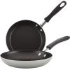 imageFarberware Cookstart DiamondMax Nonstick Frying PanSkillet Dishwasher Safe 12 Inch  AquaSilver