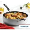 imageFarberware Cookstart DiamondMax Nonstick Frying PanSkillet Dishwasher Safe 12 Inch  AquaSilver