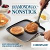 imageFarberware Cookstart DiamondMax Nonstick Frying PanSkillet Dishwasher Safe 12 Inch  AquaSilver