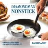 imageFarberware Cookstart DiamondMax Nonstick Frying PanSkillet Dishwasher Safe 12 Inch  AquaSilver