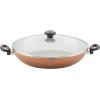 imageFarberware Dishwasher Safe High Performance Nonstick Casserole PanOne Pot with Lid  525 Quart Copper Brown