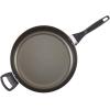 imageFarberware Dishwasher Safe Nonstick Jumbo CookerSaute Pan with Helper Handle  6 Quart BlackBlack