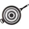 imageFarberware Dishwasher Safe Nonstick Jumbo CookerSaute Pan with Helper Handle  6 Quart BlackBlack