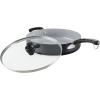 imageFarberware Disney Monochrome Ceramic Cookware Nonstick Saute Pan with Lid and Helper Handle Dishwasher Safe 45 Quart  BlackSaute Pan 45 Quart