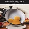 imageFarberware Disney Monochrome Ceramic Cookware Nonstick Saute Pan with Lid and Helper Handle Dishwasher Safe 45 Quart  BlackSkillet 11 Inch