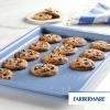 imageFarberware Easy Solutions Nonstick Bakeware Cookie PanBaking Sheet with Drop Zones and Portion Marks 11 Inch x 17 Inch  BlueBlue