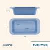 imageFarberware Easy Solutions Nonstick Bakeware MuffinCupcake Baking Pan 12cup with fill lines  BlueBlue