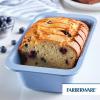 imageFarberware Easy Solutions Nonstick Bakeware MuffinCupcake Baking Pan 12cup with fill lines  BlueBlue