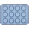 imageFarberware Easy Solutions Nonstick Bakeware MuffinCupcake Baking Pan 12cup with fill lines  BlueBlue