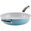 imageFarberware EcoAdvantage Ceramic Nonstick CookwarePots and Pans Set 13 Piece  GrayAqua