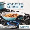 imageFarberware EcoAdvantage Ceramic Nonstick CookwarePots and Pans Set 13 Piece  GrayAqua