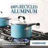 imageFarberware EcoAdvantage Ceramic Nonstick CookwarePots and Pans Set 13 Piece  GrayAqua