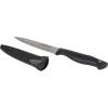 imageFarberware Edgekeeper 8Inch Slicing Knife with SelfSharpening Blade Cover High CarbonStainless Steel Kitchen Knife with Ergonomic Handle RazorSharp Knife BlackBlackGray