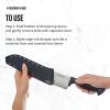 imageFarberware Edgekeeper 8Inch Slicing Knife with SelfSharpening Blade Cover High CarbonStainless Steel Kitchen Knife with Ergonomic Handle RazorSharp Knife BlackBlackGray