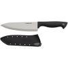 imageFarberware Edgekeeper 8Inch Slicing Knife with SelfSharpening Blade Cover High CarbonStainless Steel Kitchen Knife with Ergonomic Handle RazorSharp Knife BlackBlackGray