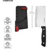 imageFarberware Edgekeeper SelfSharpening Triple Riveted Santoku Knife Set 4Piece BlackCleaver Knife