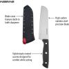 imageFarberware Edgekeeper SelfSharpening Triple Riveted Santoku Knife Set 4Piece BlackSantoku Knife Set