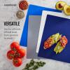 imageFarberware Flexible Kitchen Cutting Mat Set  Made in the USA  CrossContamination Prevention 11x14 Inches NonSlip Design  EasyCare Kitchen Essential 4Piece
