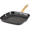 imageFarberware Forged Induction Ceramic Cookware Nonstick Frying PanSkillet Dishwasher Safe Suitable for All Stovetops 10 Inch Fry Pan  Black and GoldBlack