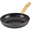 imageFarberware Forged Induction Ceramic Cookware Nonstick Frying PanSkillet Dishwasher Safe Suitable for All Stovetops 10 Inch Fry Pan  Black and GoldBlack