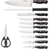 imageFarberware Forged Triple Riveted Knife Set 12 Piece Black