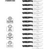 imageFarberware FullTang TripleRiveted 8Piece Steak Knife Set HighCarbon Stainless Steel RazorSharp Knives with Ergonomic Handle Kitchen Knives Set of 8 BlackBlack
