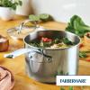 imageFarberware Millennium Stainless Steel Sauce PanSaucepan with Lid 3 Quart Silver