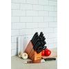 imageFarberware Never Needs Sharpening HighCarbon Stainless Steel Knife Block Set with NonSlip Handles 18 Piece Black20Piece