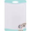 imageFarberware Nonslip Poly Cutting Board 8x10Inch Gray and WhiteAqua and White
