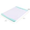 imageFarberware Nonslip Poly Cutting Board 8x10Inch Gray and WhiteAqua and White