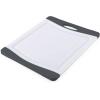 imageFarberware Nonslip Poly Cutting Board 8x10Inch Gray and WhiteGray and White