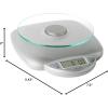 imageFarberware Professional Electronic Glass Kitchen and Food Scale 11Pound SILVER  5083276