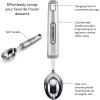 imageFarberware Professional Stainless Steel Soft Handle Comfort Grip Pizza Wheel for Cutting Pizza Desserts and More Dishwasher Safe Hanging Hole for Easy Storage 85Inch GrayIce Cream Scoop