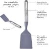 imageFarberware Professional Stainless Steel Soft Short Turner Grey