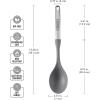imageFarberware Professional Stainless Steel Soft Slotted Spoon 1358Inch GrayBasting Spoon