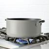 imageFarberware Promotional Cookware Aluminum Nonstick Covered Stockpot 105Quart Champagne SilverSilver